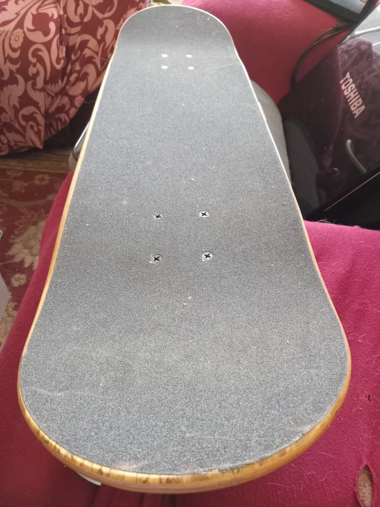Used Red Skateboard thumbnail