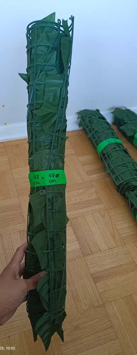 Artificial Green Leaf panels Privacy Screen image indicator(4)