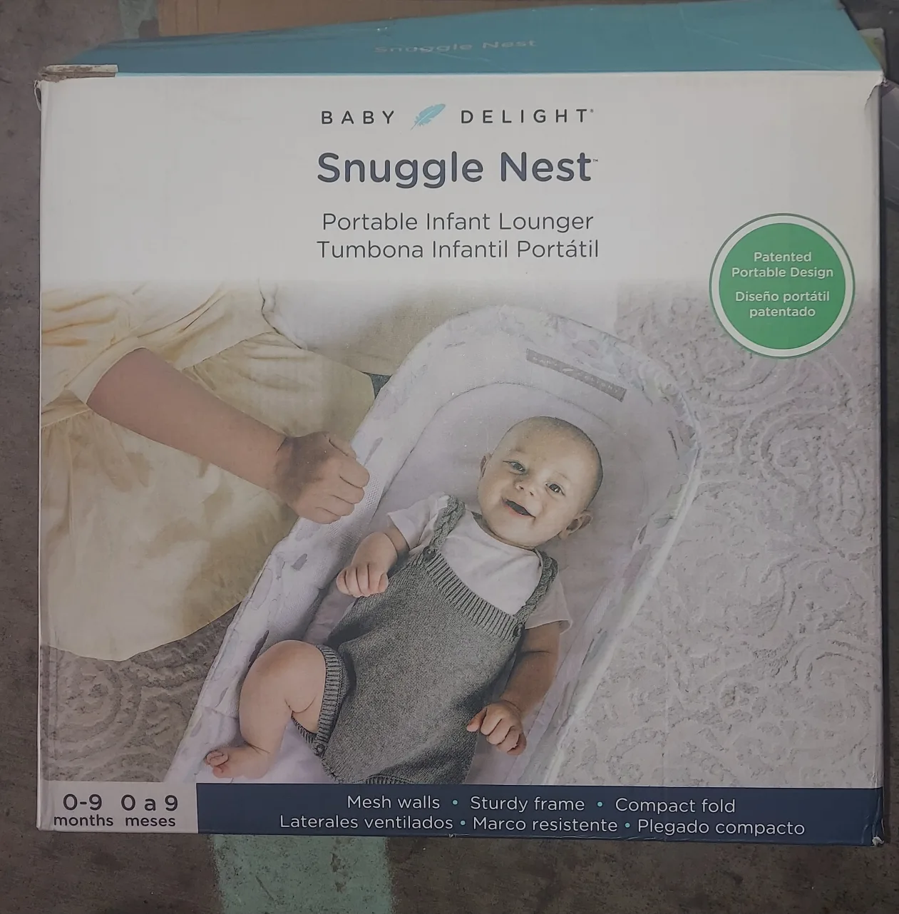 Baby Delight Snuggle Nest Portable Infant Lounger image indicator(2)