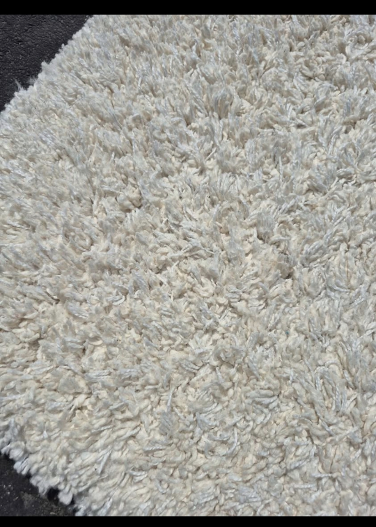 Beige Shag Rug - 5.33 ft x 7.58 ft ,40.4 sq ft