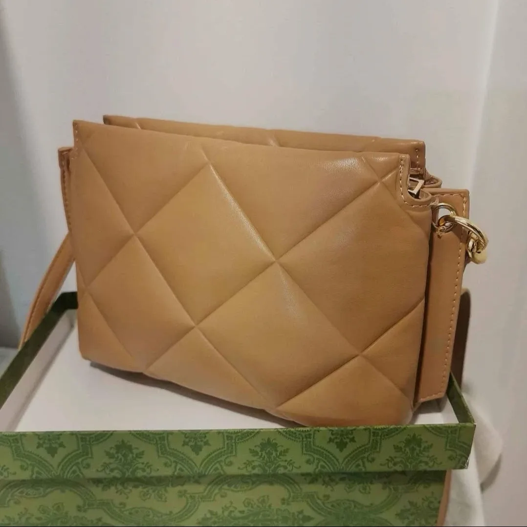 Brand New Quilted Sheepskin Shoulder Bag image indicator(3)