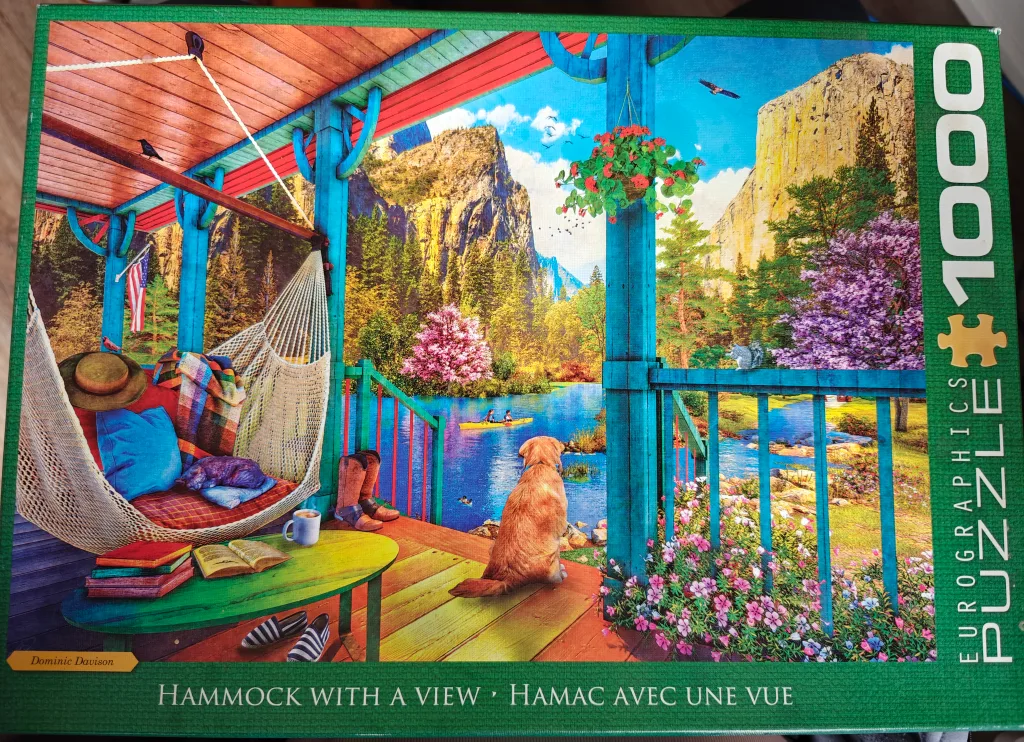 1000-piece Puzzle: "Hammock with a View" by Eurographics thumbnail