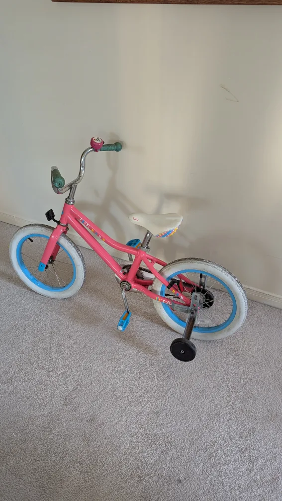 Kids Bike with Training Wheels thumbnail
