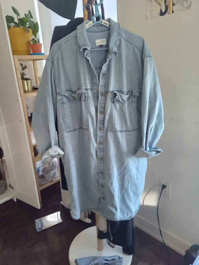 Universal Thread Denim Dress - XL thumbnail