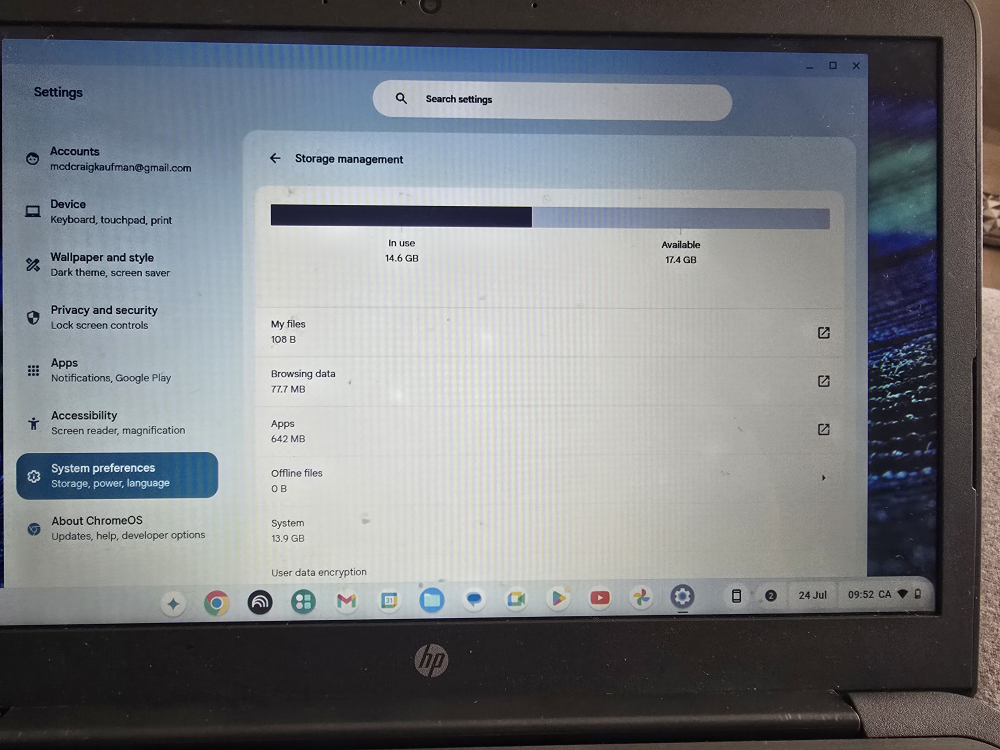 HP Chromebook - Black Laptop - photo 5