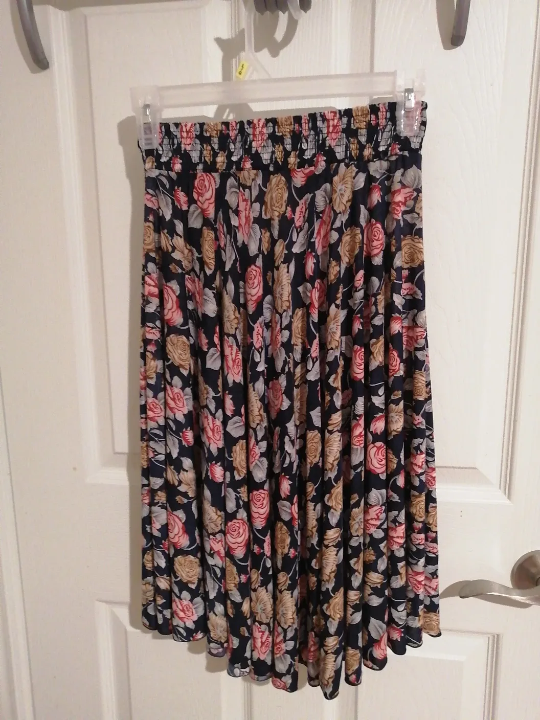 moving sale, Floral Print Skirt thumbnail