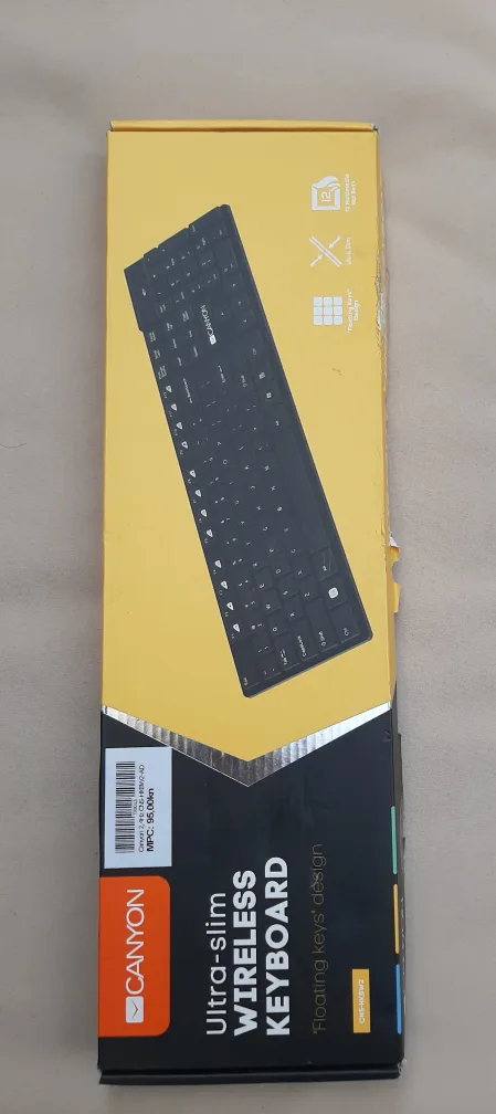 Canyon CNS-HKBW2-AD Wireless Keyboard - Like New! thumbnail