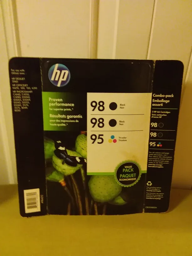 HP 98/95 Ink Cartridge Combo Pack 🆕 🇨🇦 thumbnail