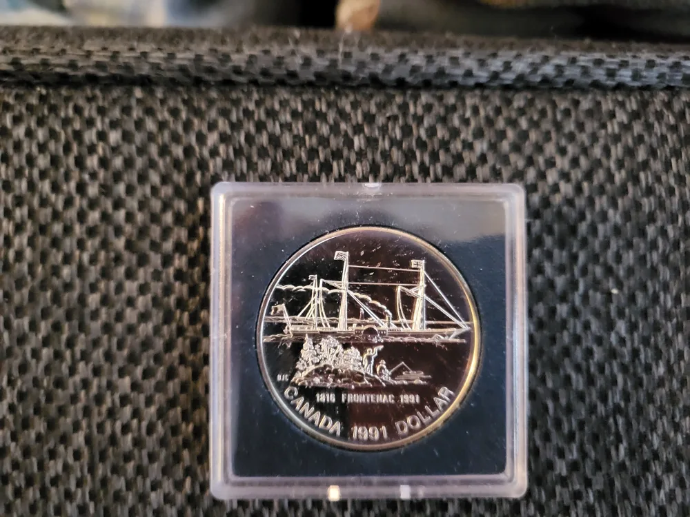 1991 Canada Silver Dollar - 1816 Frontenac thumbnail