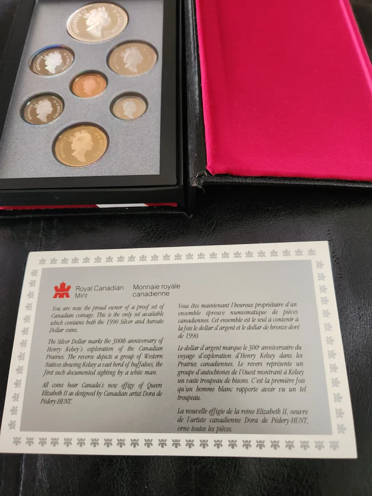 Royal Canadian Mint 1990 Proof Set image indicator(5)