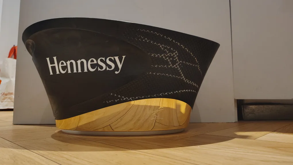 Hennessy Ice Bucket with Condiment Holder thumbnail