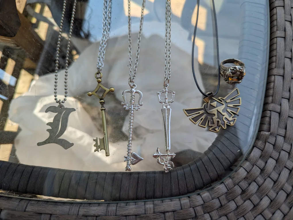 Zelda/Kingdome Hearts/Death Note jewelry thumbnail