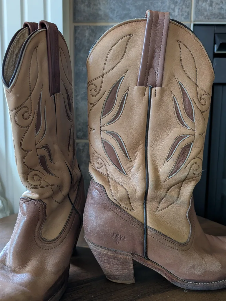 Frye Leather Western Boots thumbnail