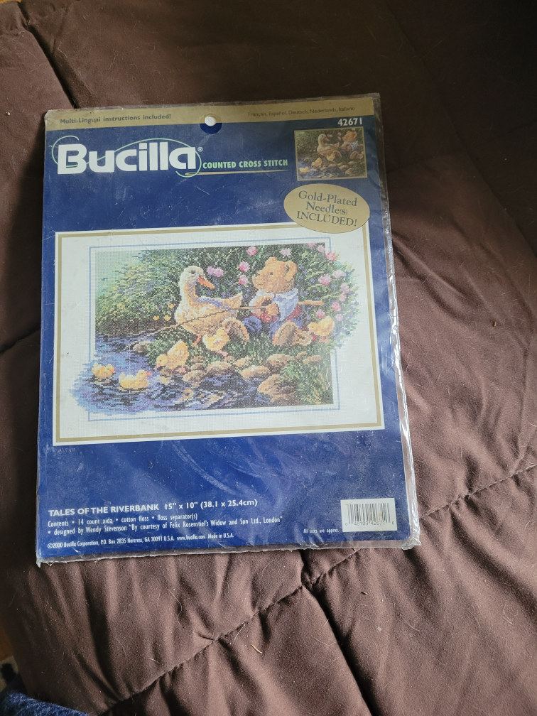 Bucilla Tales of the Riverbank Cross Stitch Kit