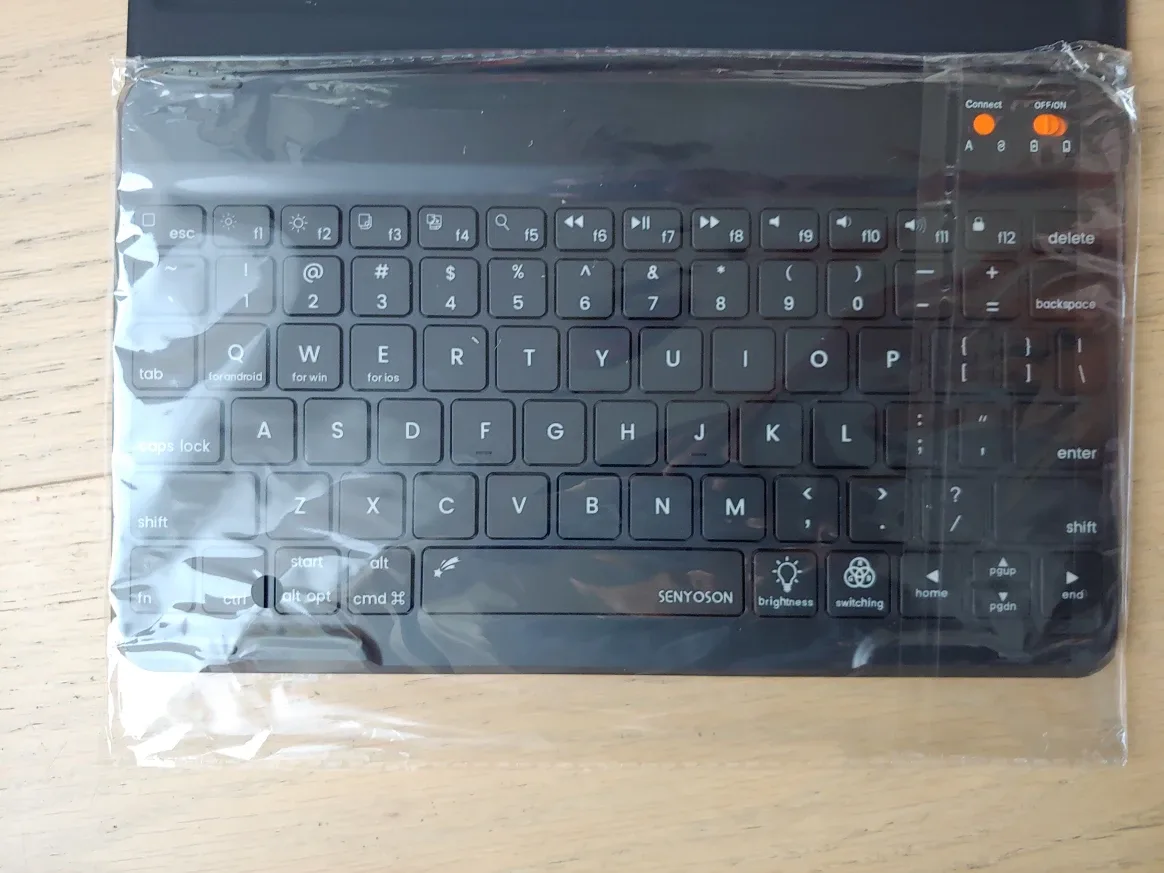 iPad Case with Removable  Bluetooth Keyboard, iPad Air 1 and 2 image indicator(6)