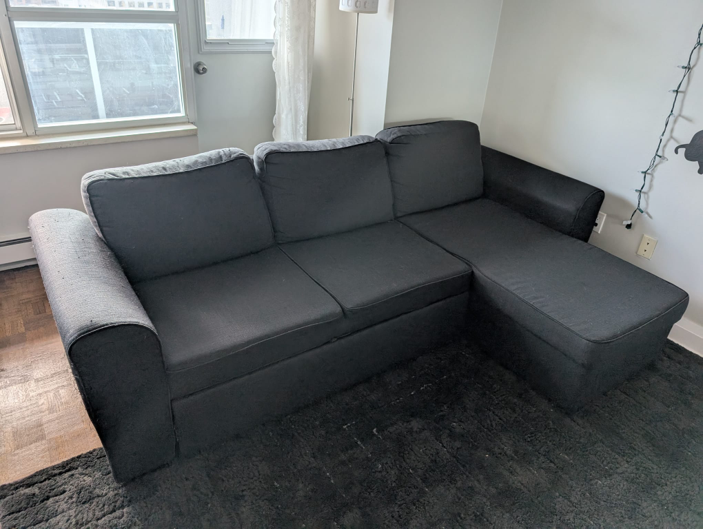 Dark Grey Sectional Sofa