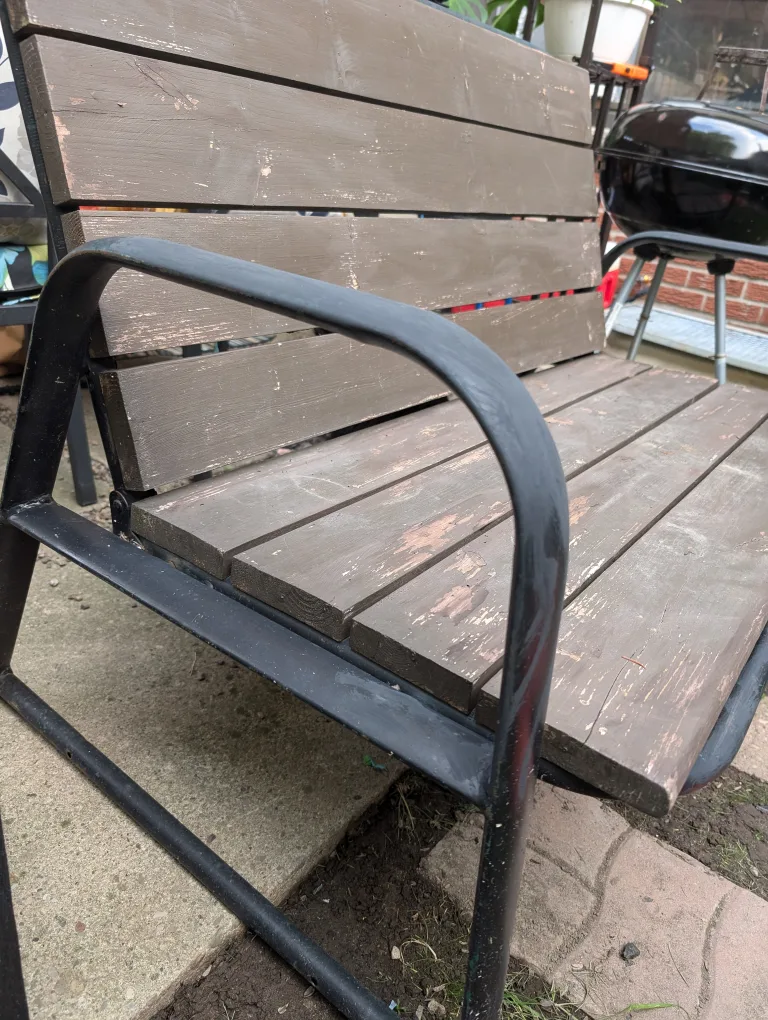 Wooden Outdoor Bench thumbnail