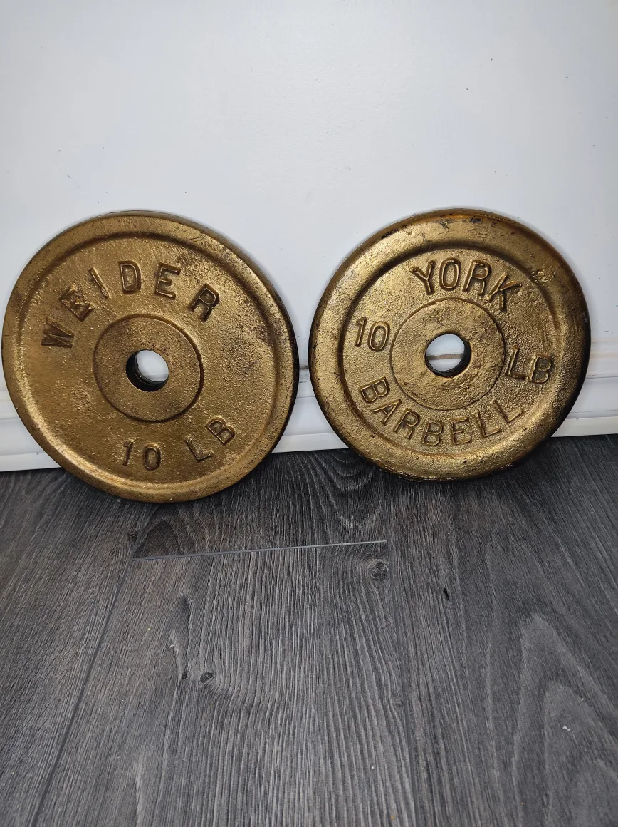 Weider & York 10 lb Weight Plates thumbnail