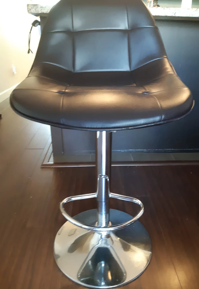 Brown leather Bar Stool
