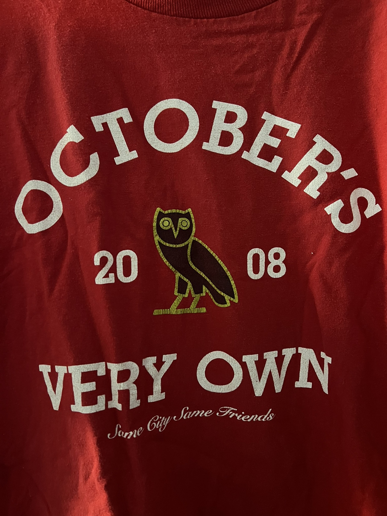 OVO) Red T-Shirt - Size Medium - photo 2