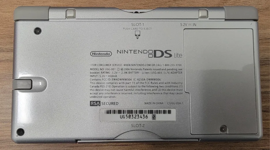 Nintendo DS Lite Silver with Games image indicator(4)