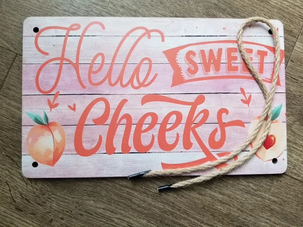Hello Sweet Cheeks Wall Decor thumbnail