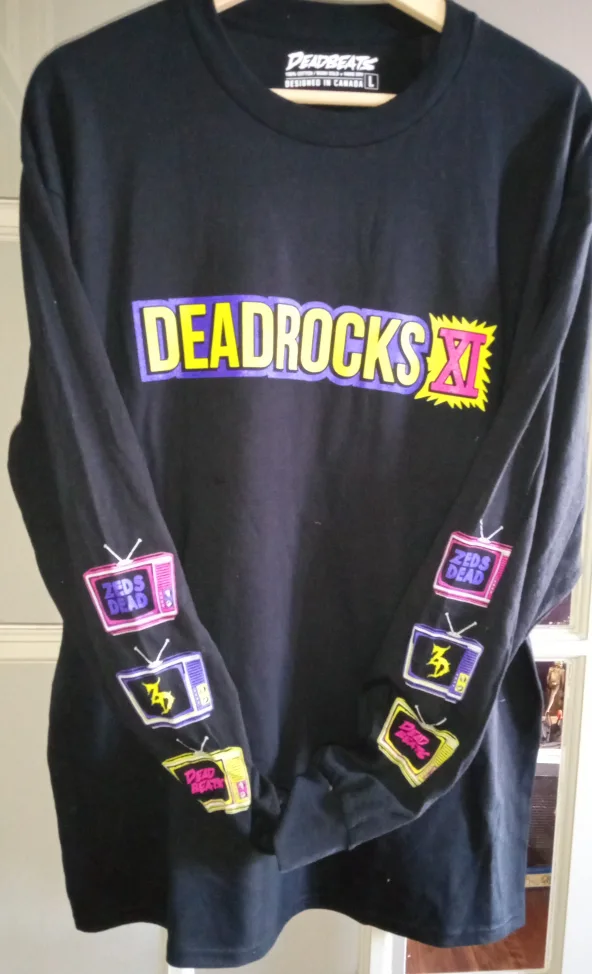 Zed's Dead Deadrocks Concert Long Sleeve Tee. thumbnail