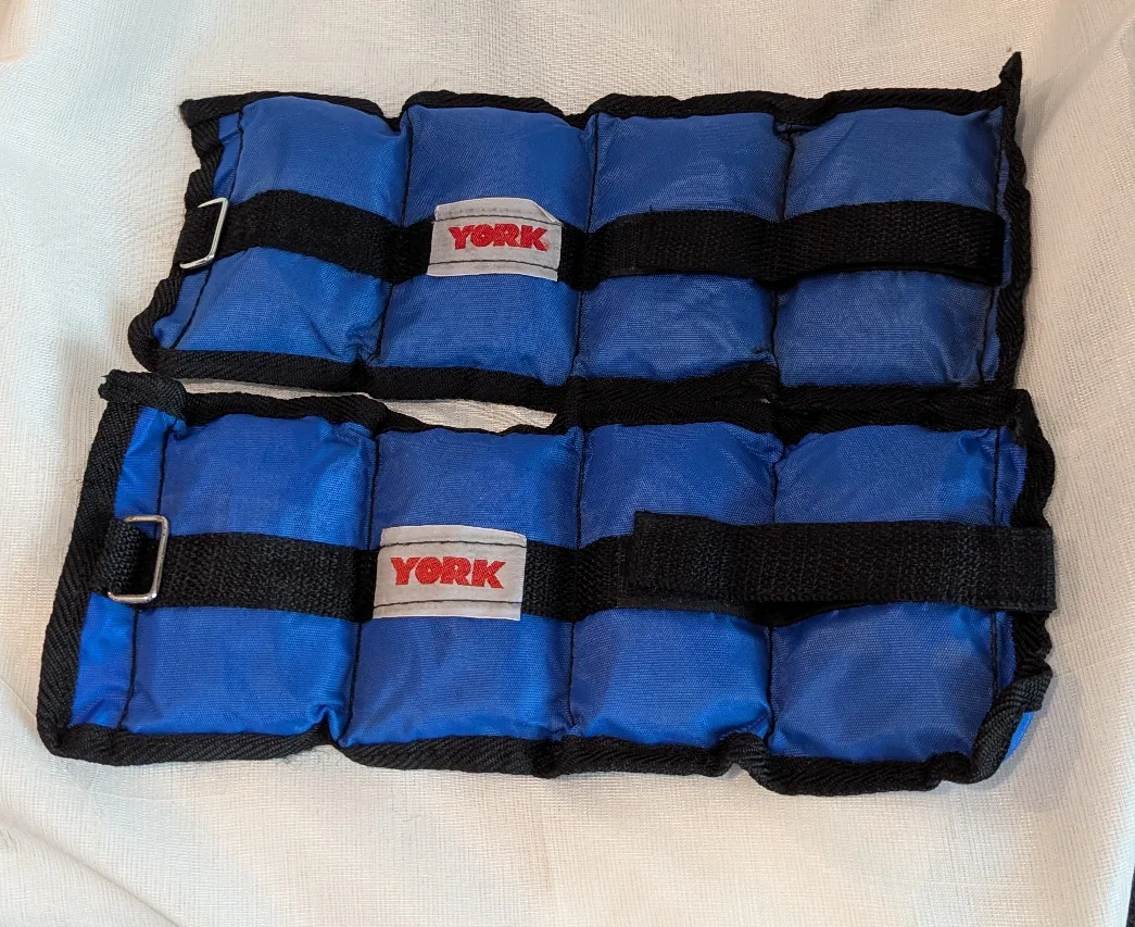 York Ankle Weights - Blue 2.5 lbs each thumbnail