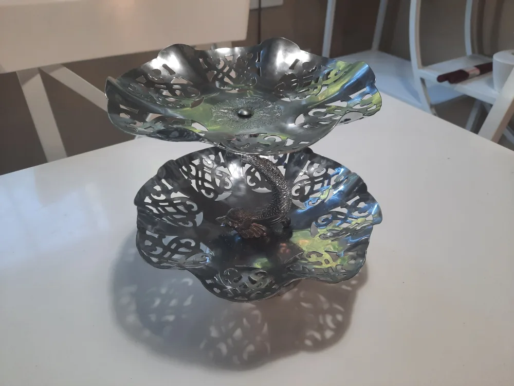 Tiered Decorative 2-tiered Bowl thumbnail