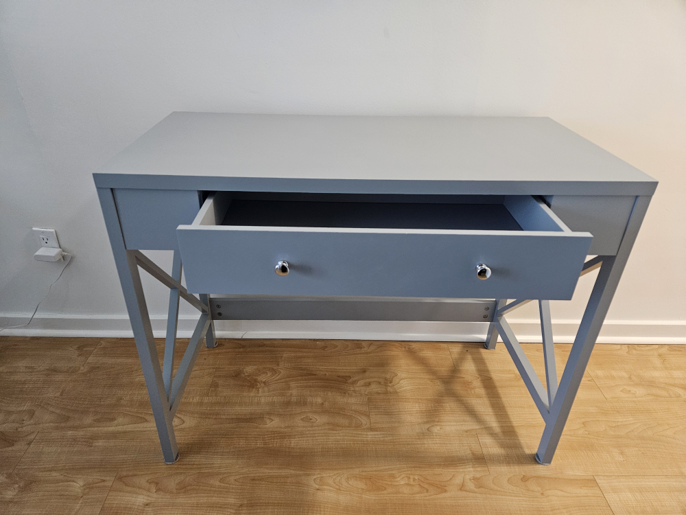 Soges Console Table with Drawer - Gray - photo 2