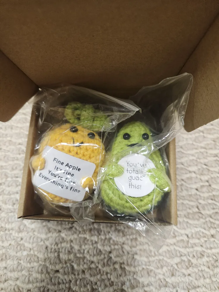 Positive Wool Apple & Avocado Plushies 🇨🇦 thumbnail