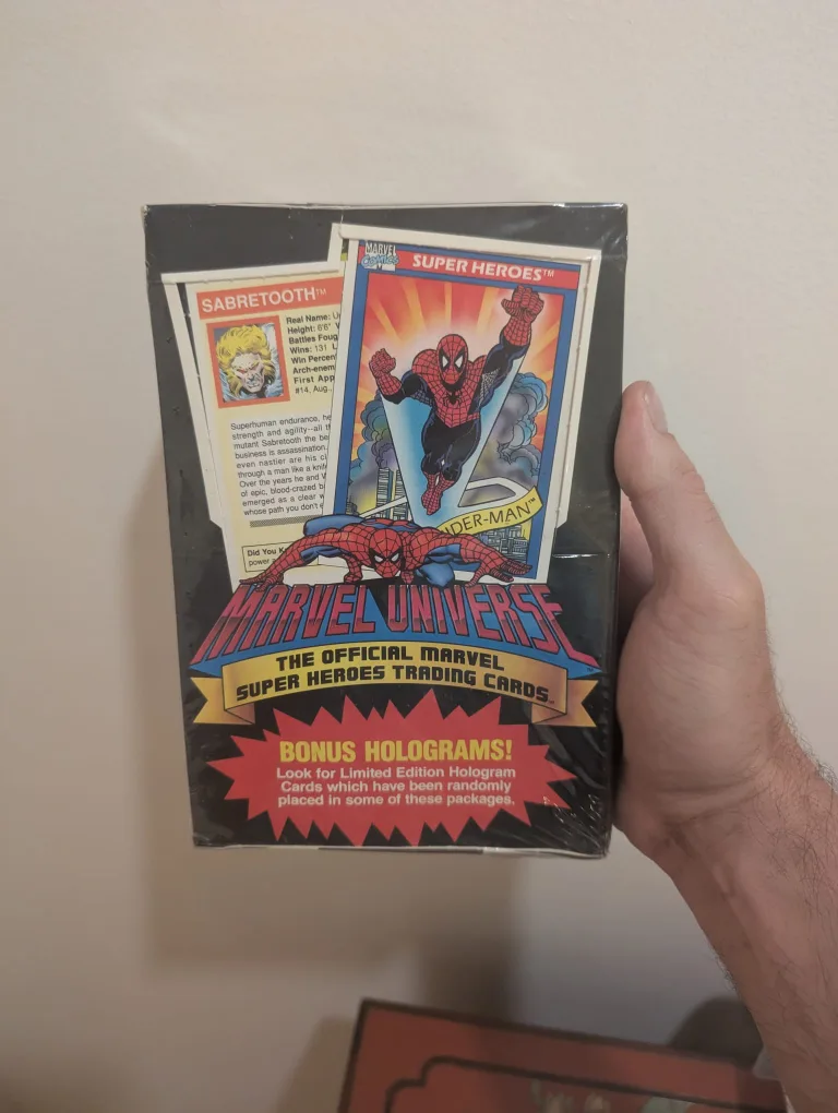 1990 Impel Marvel Universe Series 1 Trading Cards- Sealed Box thumbnail