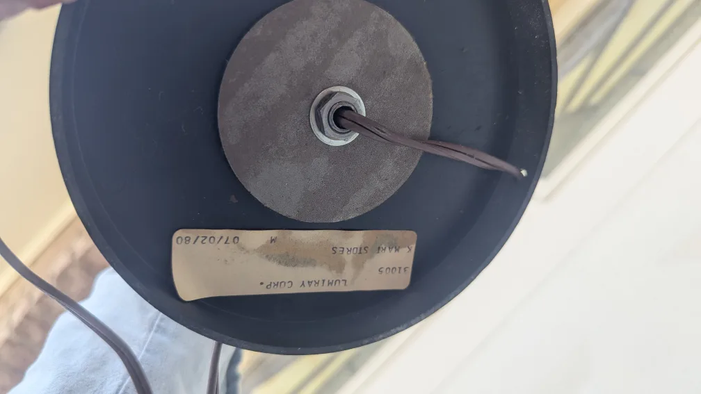 Vintage Lumray Corp. K. Mark Stokes Lamp image indicator(2)