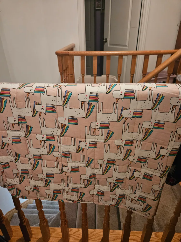 Unicorn Pattern weighted Blanket thumbnail