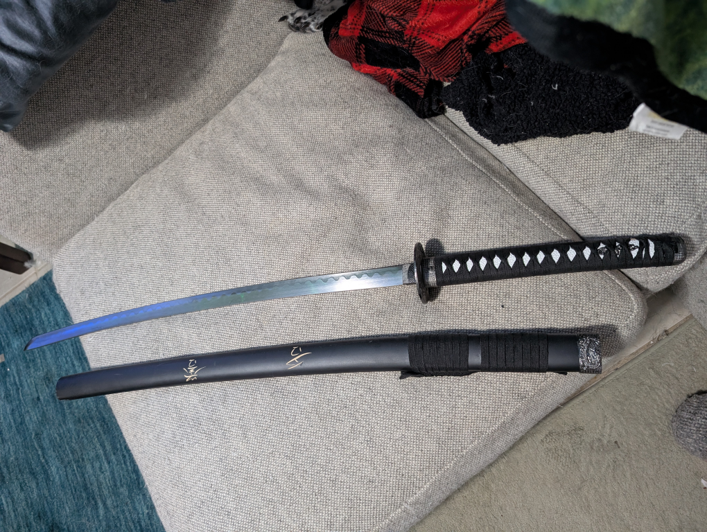 Decorative Katana Sword with Stand