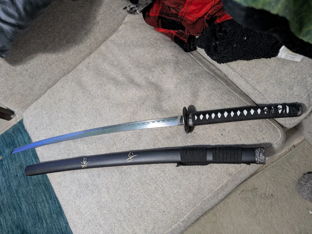 Decorative Katana Sword with Stand thumbnail