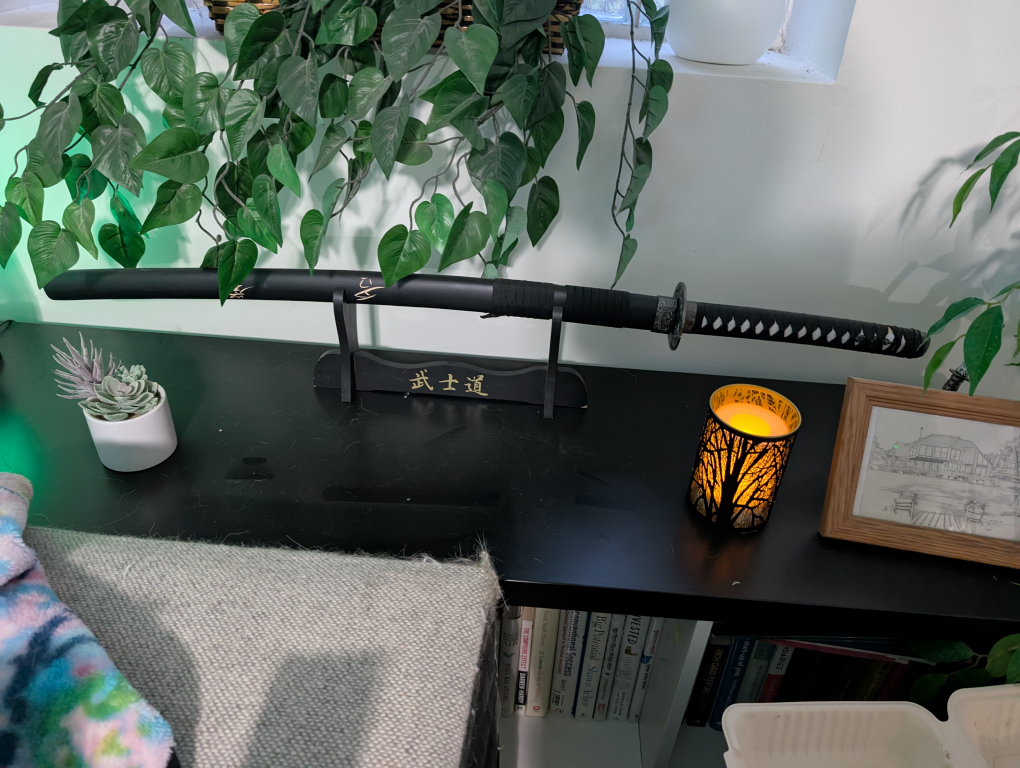 Decorative Katana Sword with Stand - photo 2