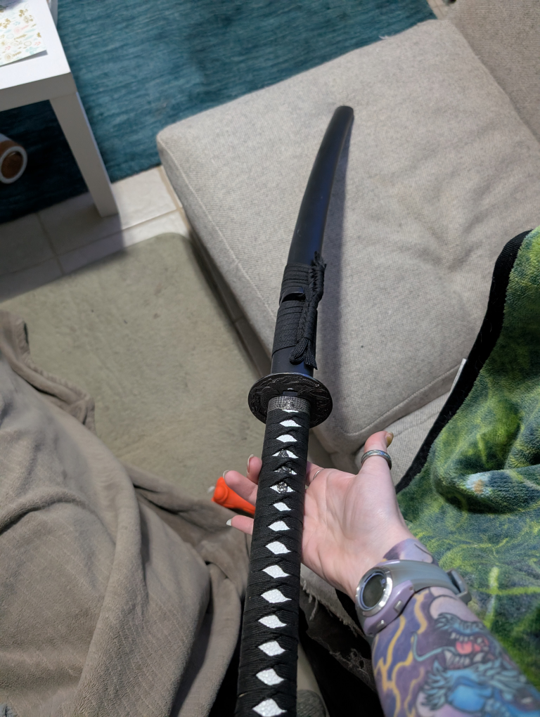 Decorative Katana Sword with Stand - photo 5