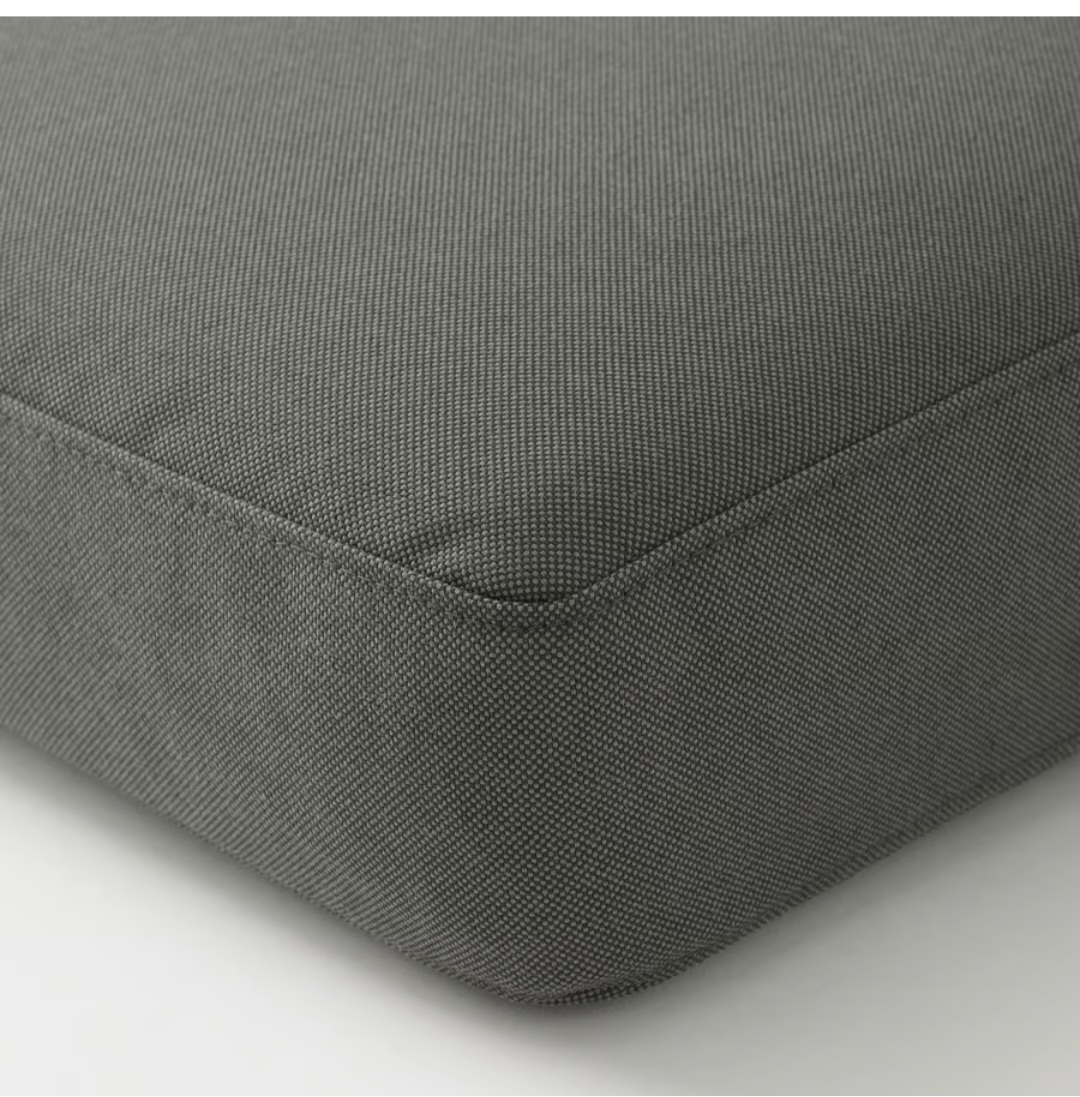 Cover for seat pad, outdoor dark gray, 62x62 cm (24 3/8x24 3/8 - photo 2