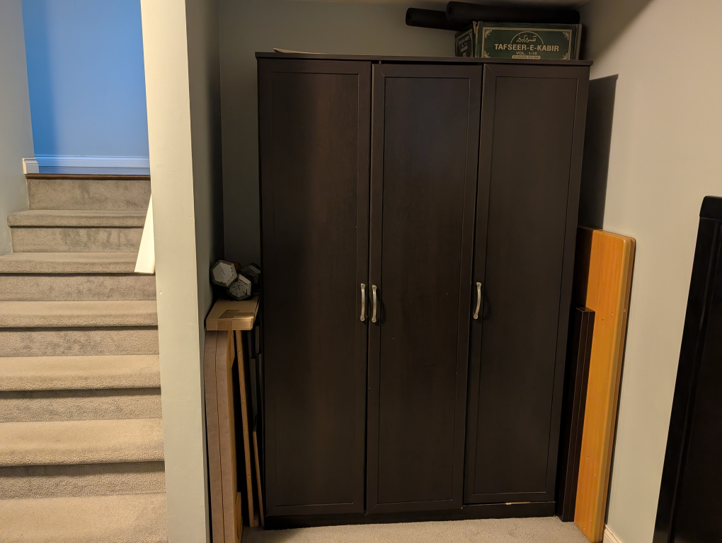 Dark Brown Wardrobe