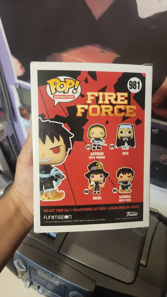 Funko Pop! Animation Fire Force - Shinra with Fire #981 image indicator(2)