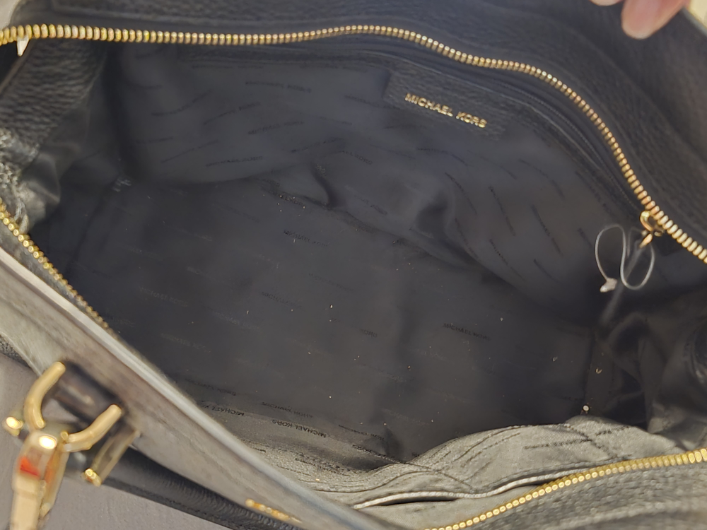 Michael Kors Black Leather Tote Bag - photo 3