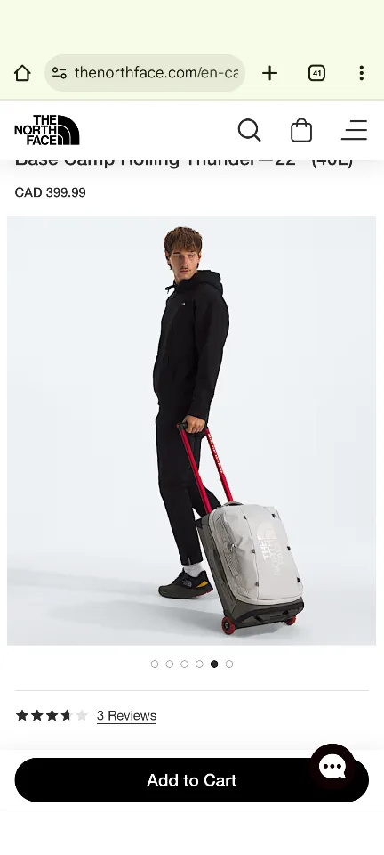 North Face Luggage image indicator(8)