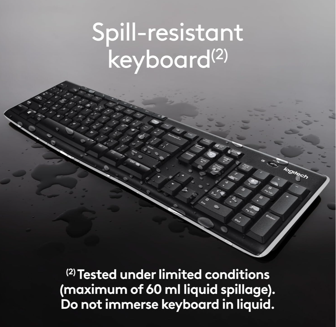 Logitech MK270 Wireless Keyboard and Mouse Combo - photo 2