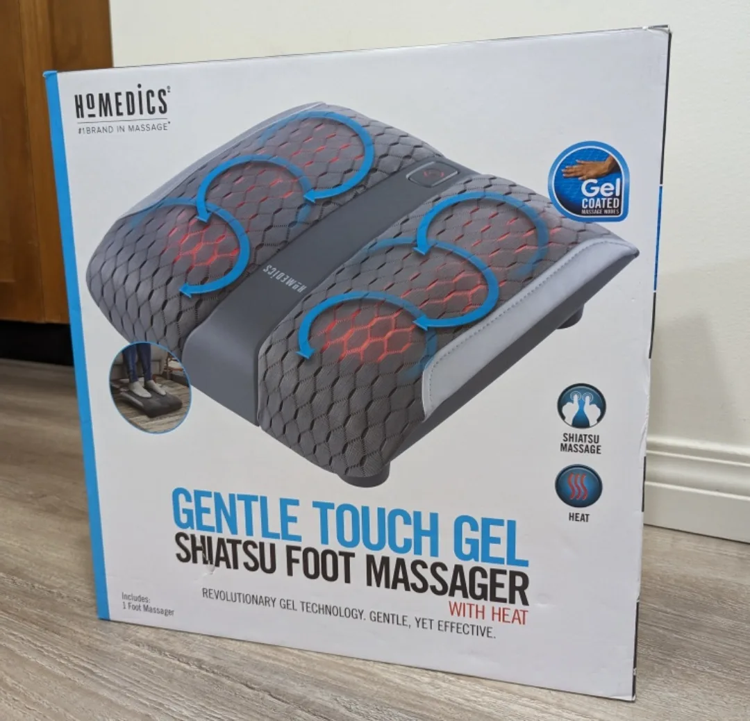 HoMedics Gentle Touch Gel Shiatsu Foot Massager thumbnail
