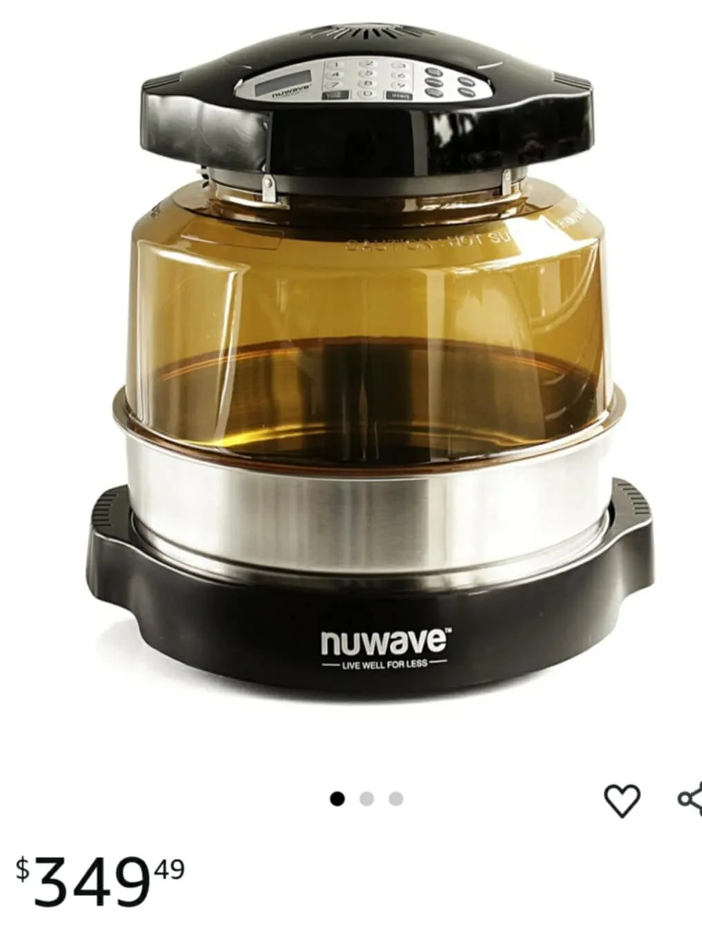 NuWave Pro Plus Infrared Oven thumbnail