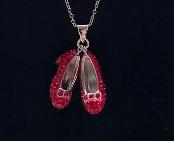 Ruby Red Slipper Necklace thumbnail