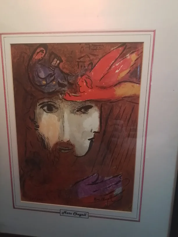French Litho on Paper Signed Marc Chagall 55/550 image indicator(2)