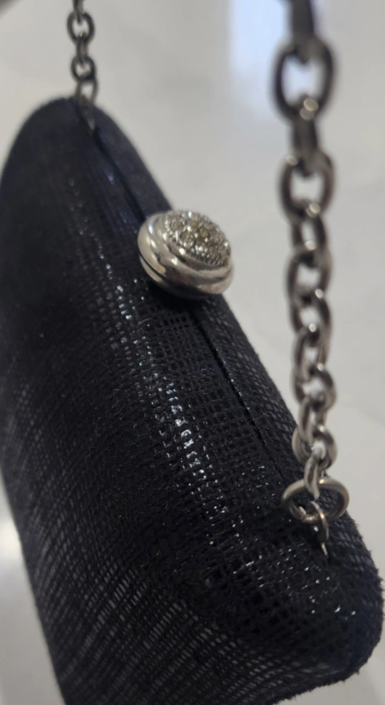 Black Clutch with Chain - photo 4