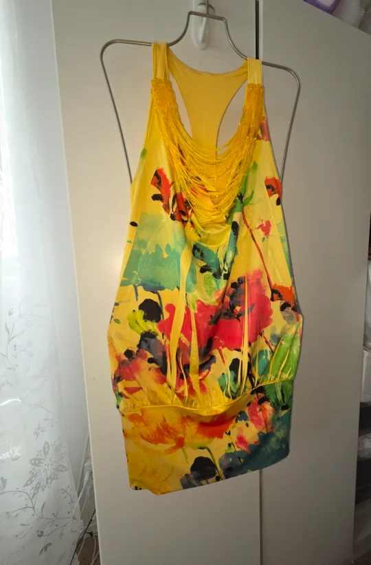 Yellow Halter Top Dress image indicator(6)